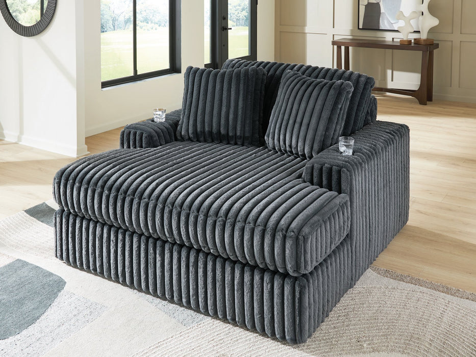 Midnight-Madness Oversized Chaise