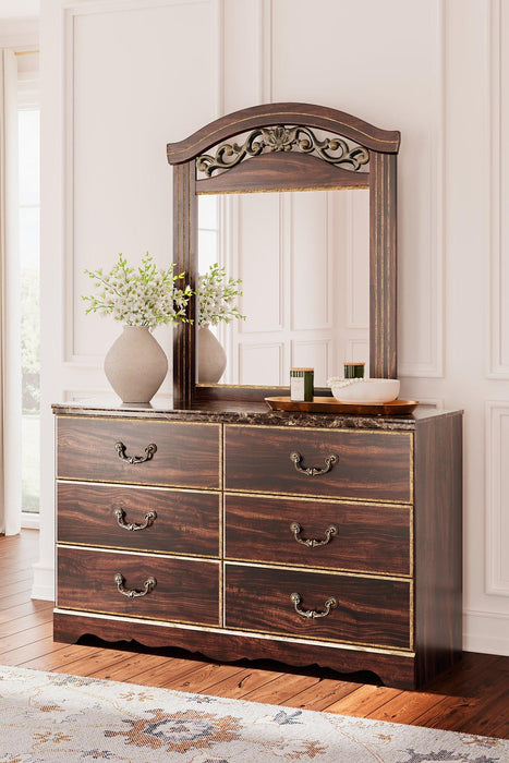 Glosmount Dresser and Mirror