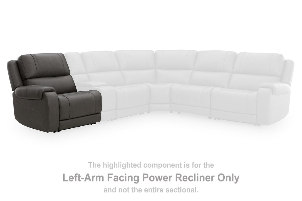 5Z - Pittson Power Sectional Reclining Sofa